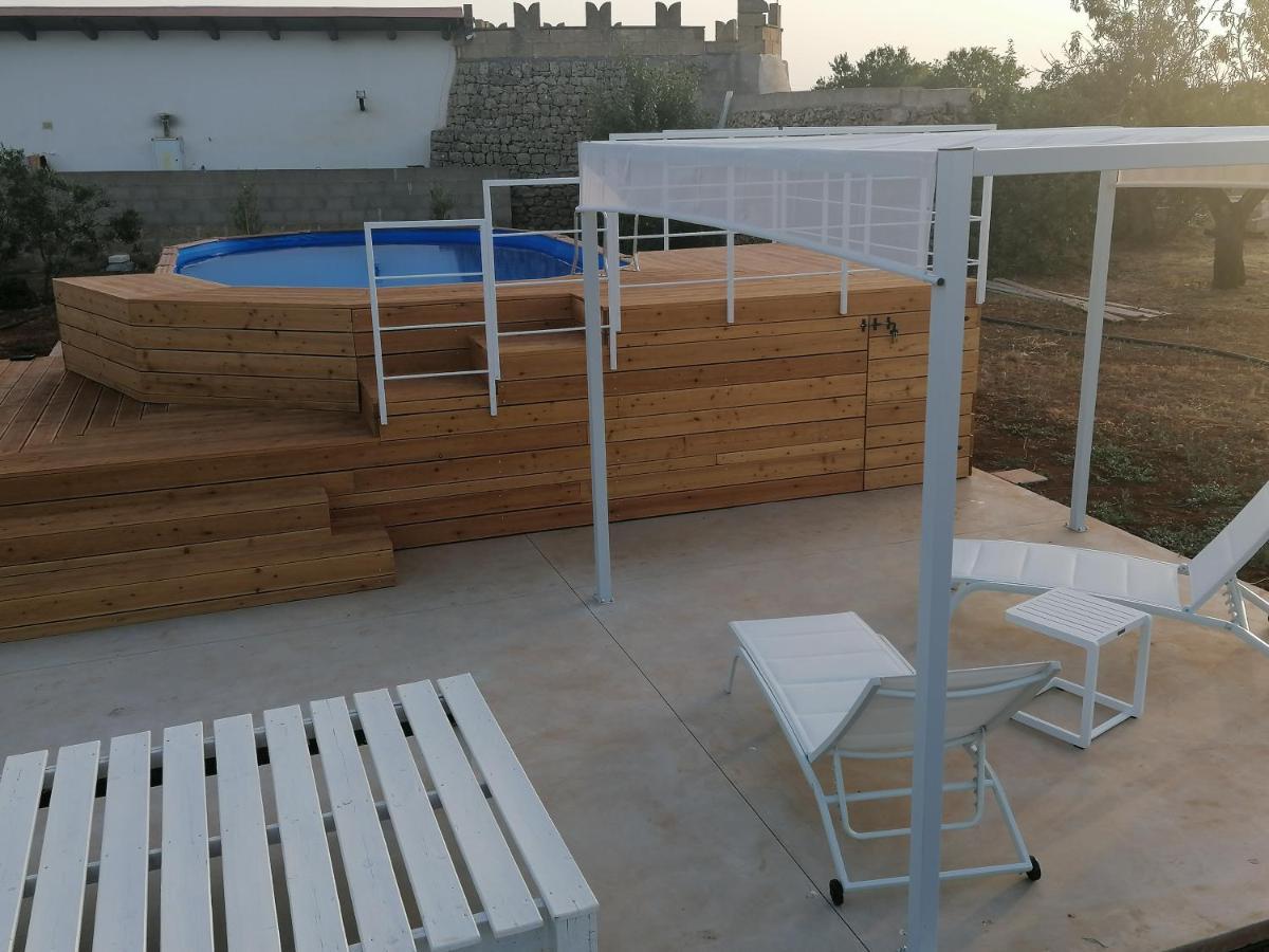 Villa Le Site Racale Esterno foto